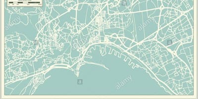 خريطة ايطاليا نابولي المدينة